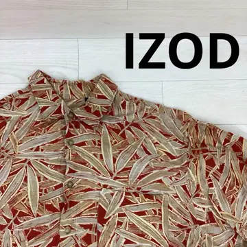 IZOD 아이조드 반팔 오버 사이즈 올 패턴 셔츠