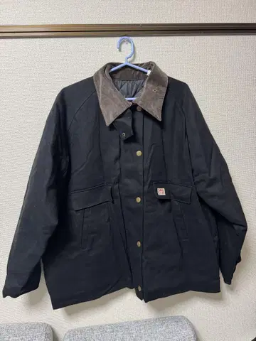 가격 인하 JAVA 코듀로이 카라 부착 블랙 자켓