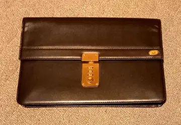 스페인산 dunhill 던힐 클러치백 세컨드 백 가죽
