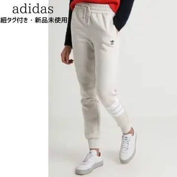 [끈 택 포함 새상품] adidas 아디다스 맨투맨 조거 팬츠 아이보리