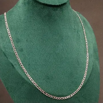 실버 체인 롱 목걸이 키헤이 3mm