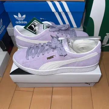 미사용 배송비 포함 PUMA SUEDE VTG 라벤더/화이트
