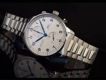 IWC 포르투기저 제크로노그래프용 정품 브레스 스테인리스 스틸 메탈 벨트