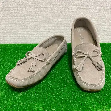 새상품급 GINZA Kanematsu 스웨이드 태슬 드라이빙 슈즈