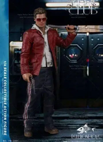 새상품 1/6 브래드 피트 액션 피규어 파이트 클럽