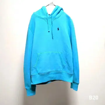 폴로 랄프로렌 스카이블루 여성용 두꺼운 후드티 새상품급 속기모