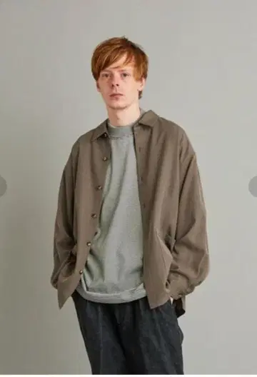 새상품 스티븐 앨런 MOKU CAVALRY TWILL SHIRTALL