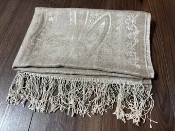 미사용 Natural Basic 카와베 내추럴 실크 숄