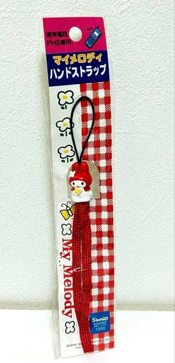 1998년 산리오 마이멜로디 핸드 스트랩 레트로 즉시 구매 가능!