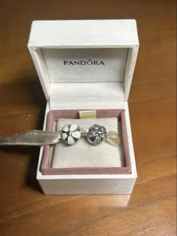 PANDORA 판도라 데이지 클립 참 2개 세트