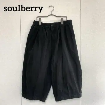 soulberry 소울베리 하프 팬츠 블랙 3L