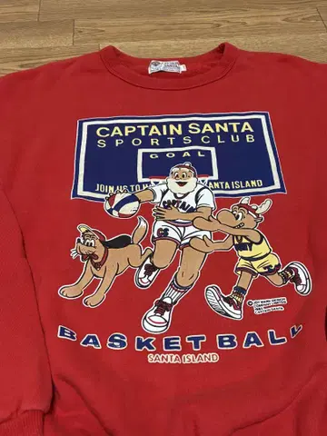 캡틴 산타 CAPTAIN SANTA 농구 조이마크 맨투맨