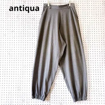 안티카 와이드 조거 팬츠 (L~XL) 밑단 밴딩 맨투맨 느낌 차콜