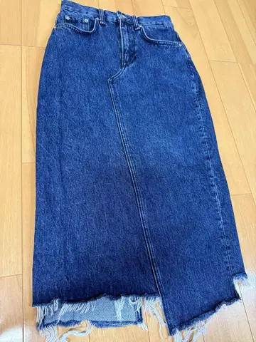 랙앤본 데님 스커트 랙앤본