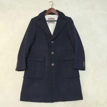 새상품급 BEAMSBOY x HARRIS TWEED 일본제 체스터 코트