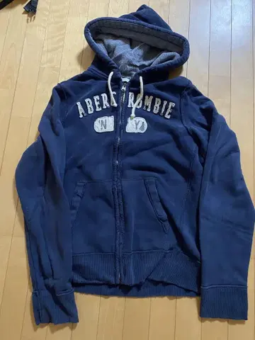 Abercrombie & Fitch 네이비 후드티 XX-LARGE