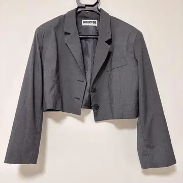 DIRECTOR 그레이 크롭 자켓 새상품급 한국 스트릿