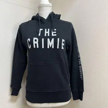 CRIMIE 클라이미 로고 프린트 풀오버 후드티