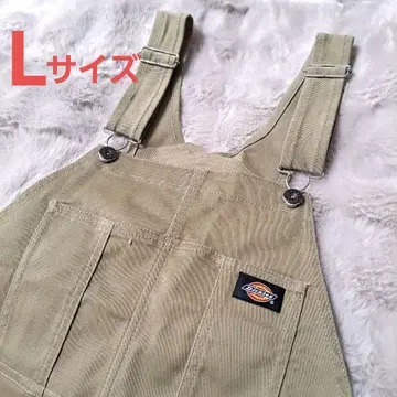 Dickies 작업복 살로펫 오버롤 가을/겨울 L 사이즈 카키