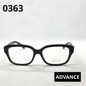 ADVANCE 블랙 스퀘어형 안경 0363