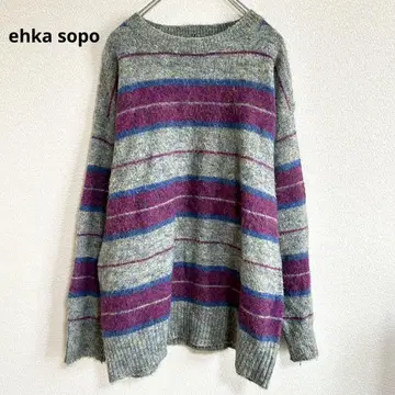 ehka sopo 에카 소포 스트 보더 긴팔 스웨터 기모 풀오버 F