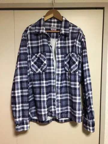 새상품급 스탠다드 캘리포니아 체크 무늬 플란넬 셔츠 S