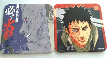 우치하 오비토 코스터 2개 세트 NARUTO