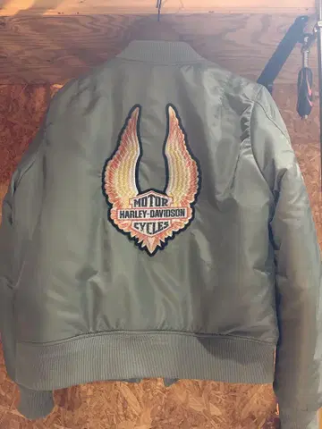 Harley-Davidson MA-1 자켓 올리브 그린