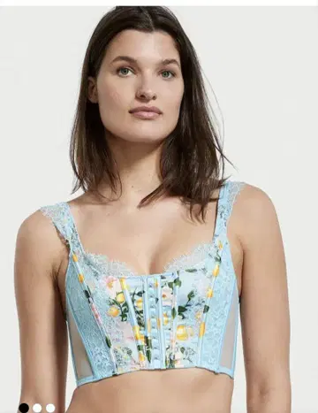 Victoria's Secret 레몬 레이스 뷔스티에