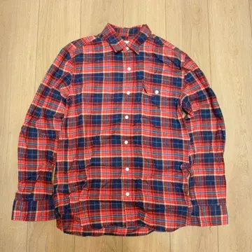 어반 리서치 체크 플란넬 셔츠