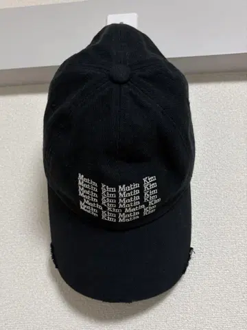 마뗑킴 블랙 야구 모자