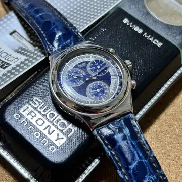 작동품 스와치 SWATCH 아이러니 IRONY 크로노그래프 쿼츠
