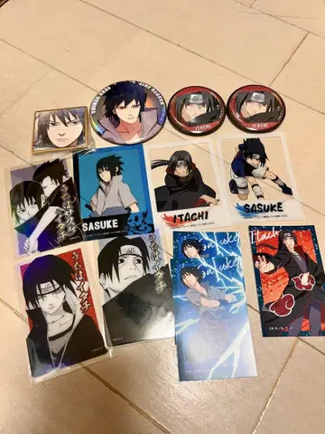NARUTO 질풍전 사스케 이타치 세트 베이스 야드