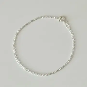 새상품 이탈리아제 silver925 로로체인 팔찌 18cm