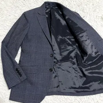 [ 컨디션 최상 ] 고타이리쿠 테일러드 자켓 울 그레이 펜체크