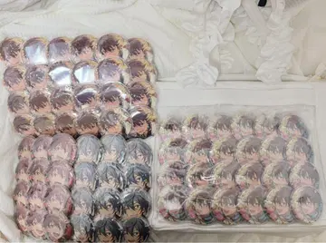 모리사와 치아키 시이나 니키 캔뱃지 72개 자카마트 이타백 세트