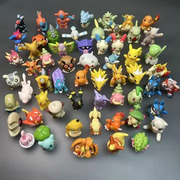 포켓몬 피규어 소프트 비닐 모음 59개 블래키 리자몽 피카츄