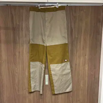 Dickies 팬츠 콜라보 ADAMETROPE 바이컬러 카키 브라운 XL