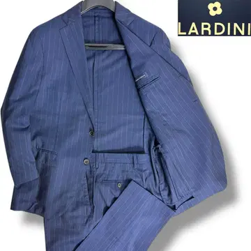 J5131 새상품급 라르디니 초크 스트라이프 트래블 셋업 네이비 52