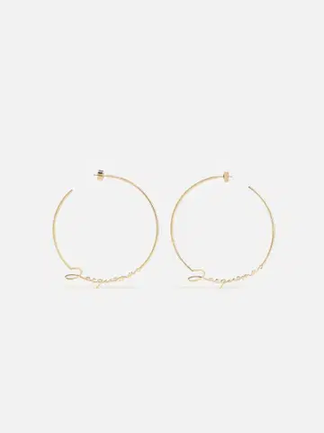 미사용 새상품 JACQUEMUS 골드 후프 귀걸이