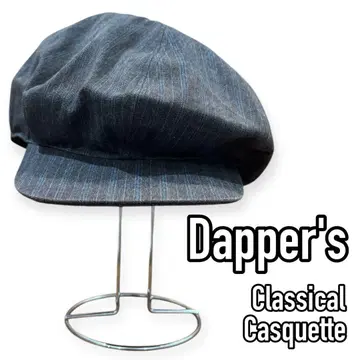 Dapper's 스트라이프 헌팅 캡 코튼 헌팅 캡