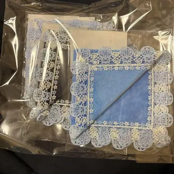 치카자와 레이스 타월 손수건 도라에몽