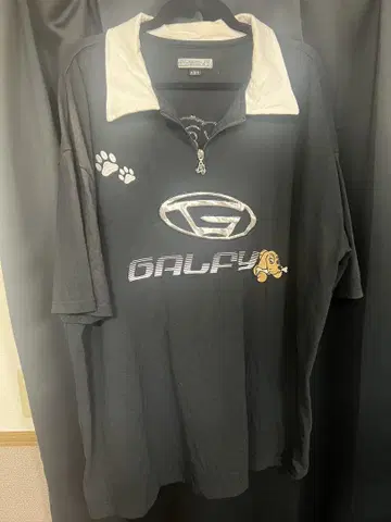 GALFY 개 캐릭터 집업 T셔츠 대형견