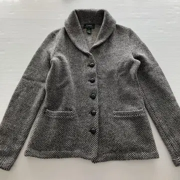 새상품급 로렌 랄프 로렌 아우터 자켓 헤링본 울 S