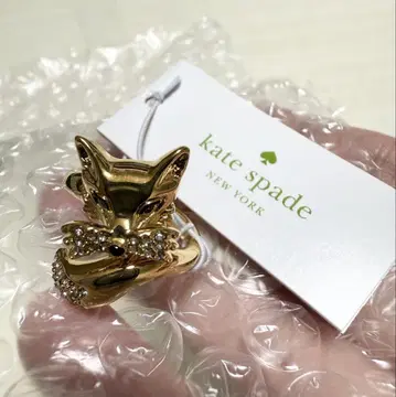 kate spade 여우 반지 골드 액세서리