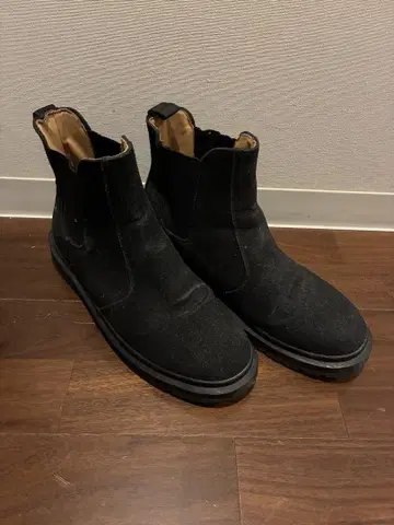 빔즈하트 사이드 고어 부츠 스웨이드 S 사이즈 25.5cm 블랙