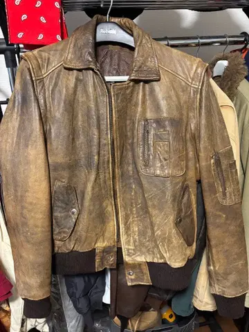 가죽 재킷 / 브라운