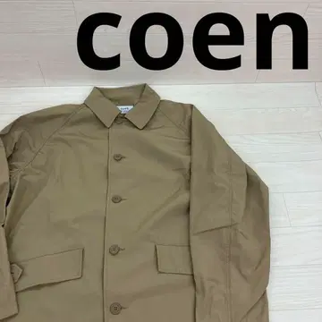 coen 코엔 발수 오버 사이즈 와이드 스텐카라 코트