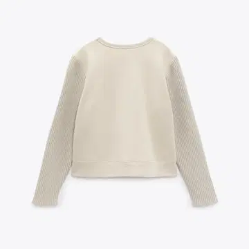 소매 니트 맨투맨