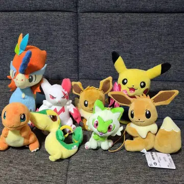 포켓몬 봉제 인형 마스코트 묶음 판매